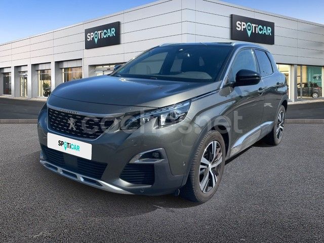 Gris / plata Usado 2018 Peugeot 3008 GT-line SUV | 13.400 € (Precio justo) - Imagen 1/4