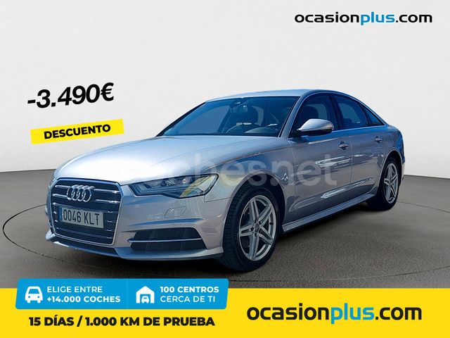 Gris Usado 2018 Audi A6 S-Line Berlina | 24.200 € (Precio justo) - Imagen 1/4