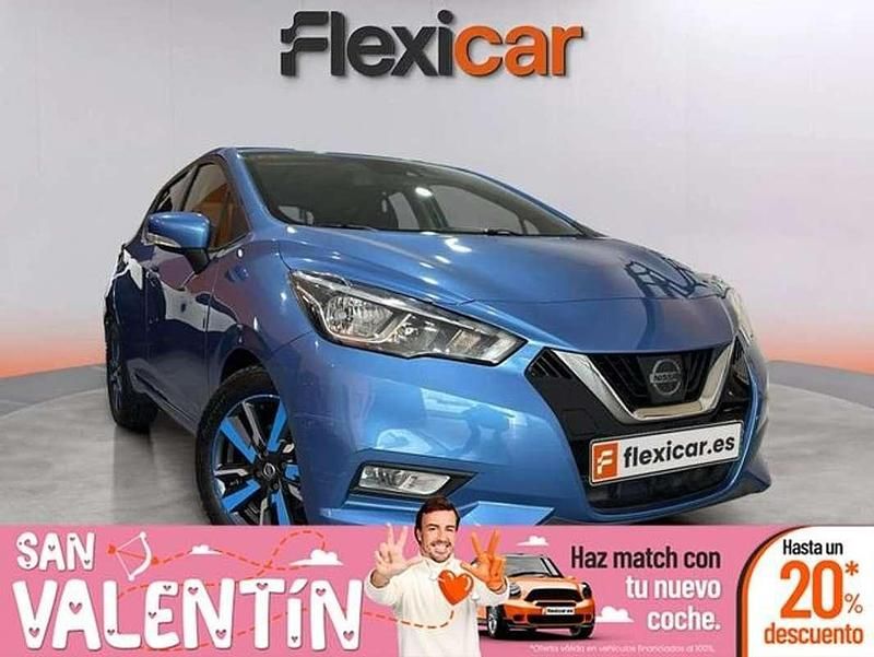 Usado Nissan Micra Acenta 90 CV (66 kW) 2019 Azul Utilitario