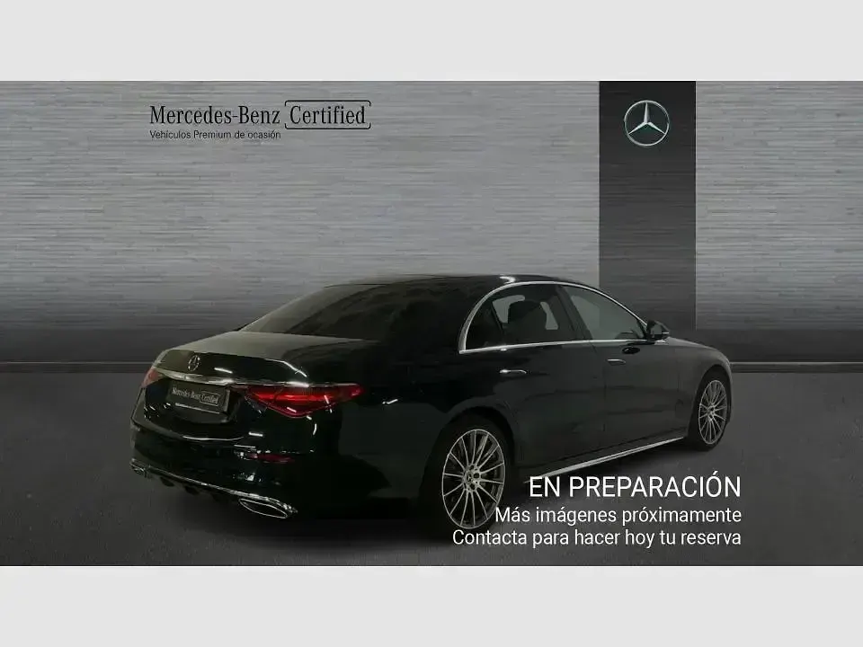 Usado Mercedes S450 AMG line 408 CV (300 kW) 2024 Verde Berlina