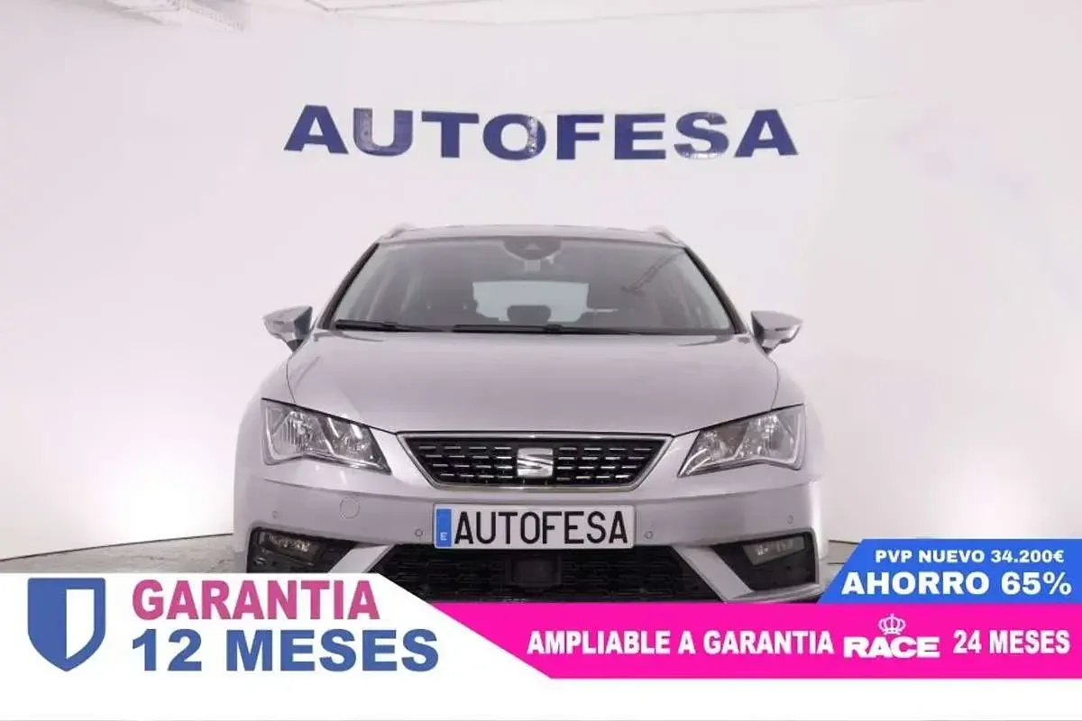 Usado Seat Leon ST 131 CV (96 kW) 2020 Gris Familiar
