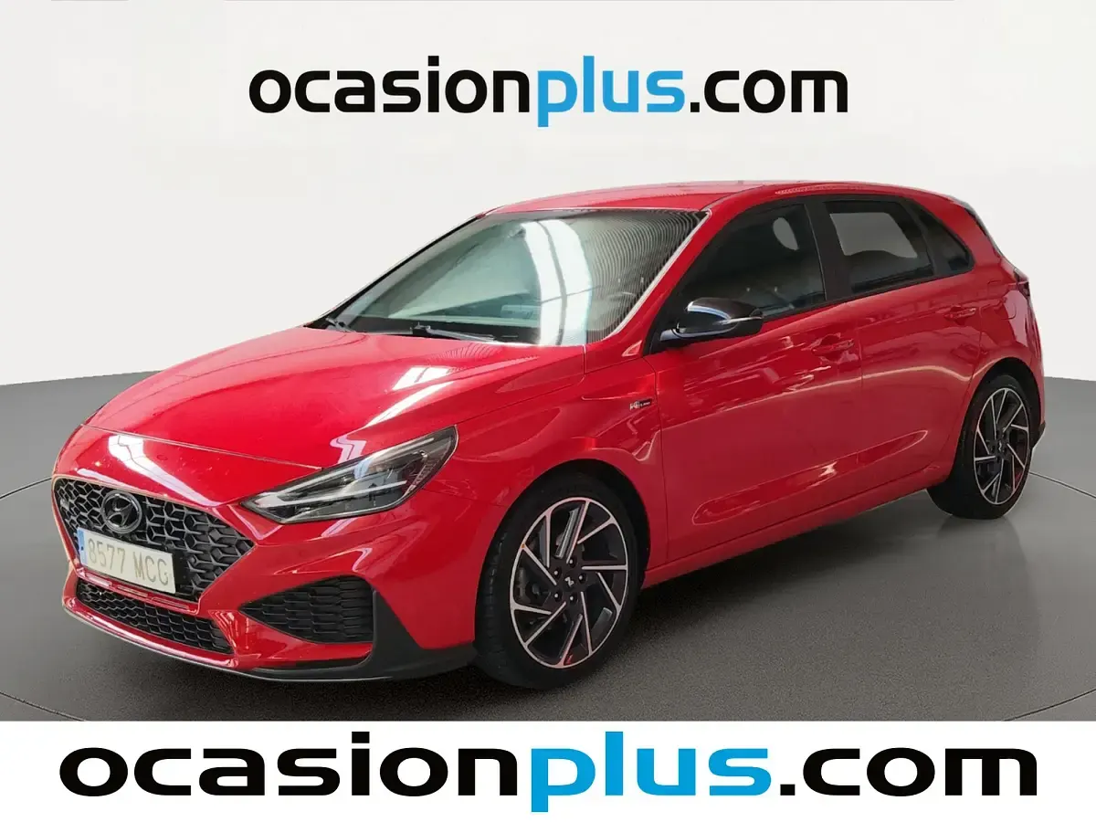 Usado Hyundai i30 N Line 160 CV (117 kW) 2022 Rojo Utilitario