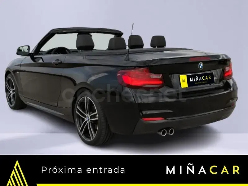 Usado BMW 220 184 CV (135 kW) 2021 Negro Descapotable