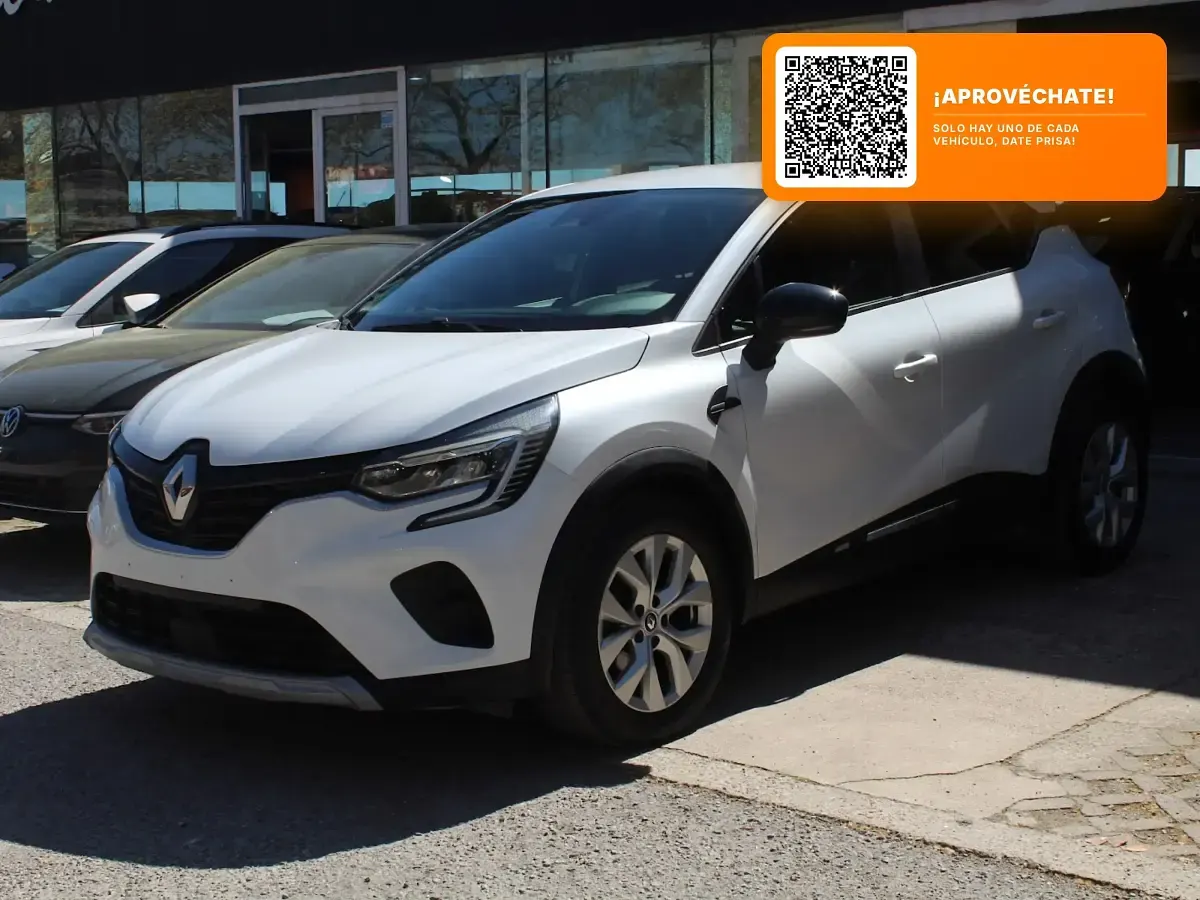 Usado Renault Captur Intens 100 CV (73 kW) 2022 Blanco SUV