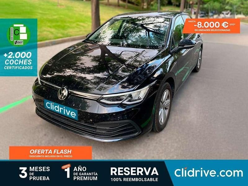 Negro Usado 2022 VW Golf VIII Life Utilitario | 21.390 € (Buen precio) - Imagen 1/3