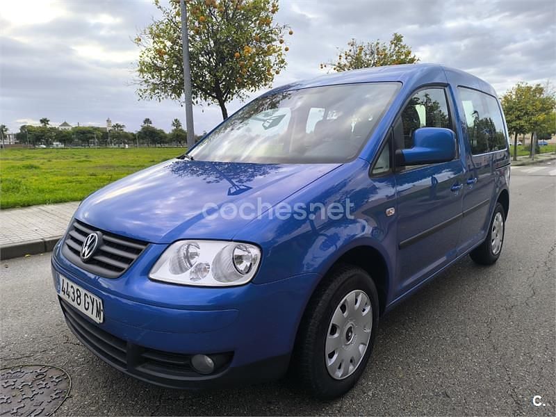 Azul Usado 2010 VW Caddy Life Monovolumen | 7200 € (Precio justo) - Imagen 1/4