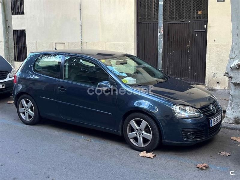 Azul Usado 2007 VW Golf V GT Berlina | 4950 € (Precio justo) - Imagen 1/2