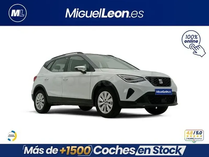 Usado Seat Arona Style 110 CV (80 kW) 2023 Blanco SUV