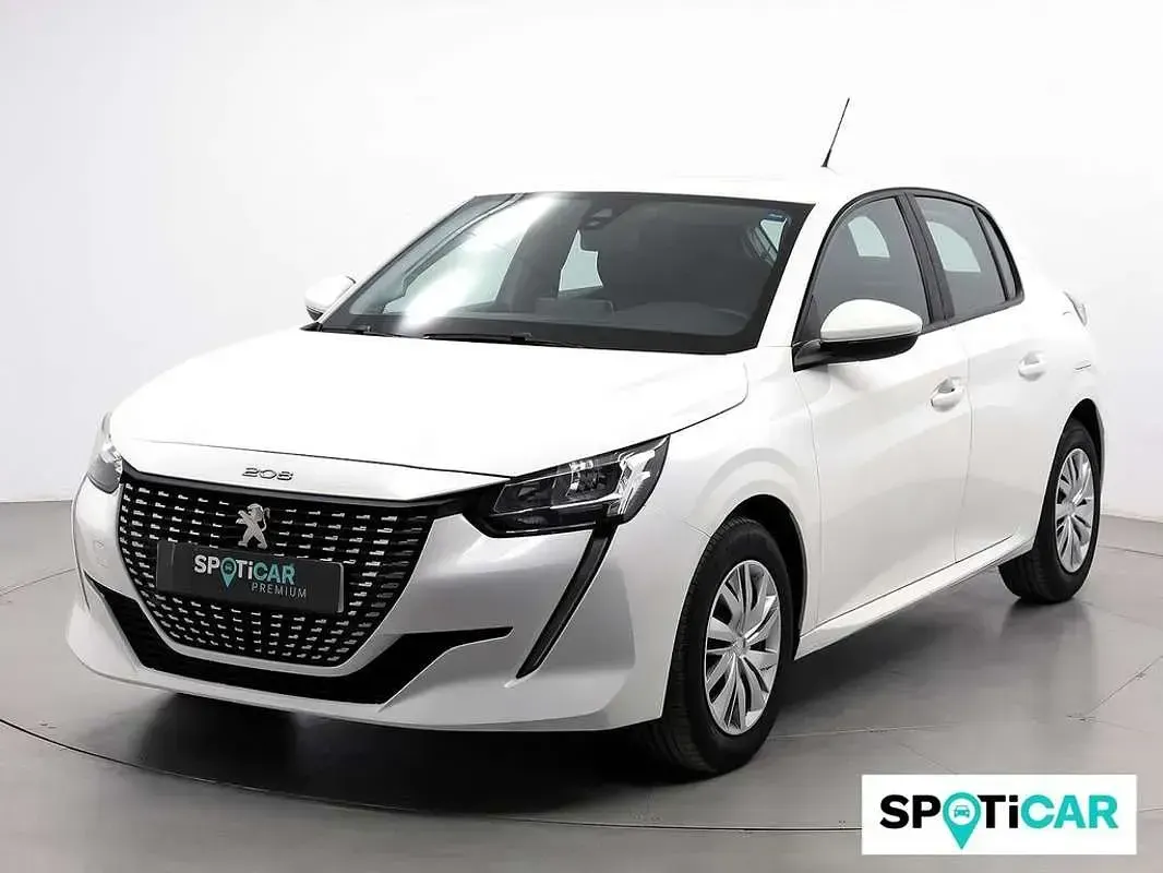 Usado Peugeot 208 Active 101 CV (74 kW) 2020 Blanco Utilitario