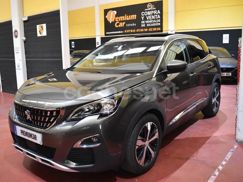 Gris / plata Usado 2018 Peugeot 3008 GT-line SUV | 18.990 € (Caro) - Imagen 1/4