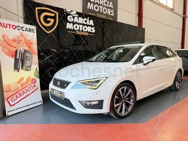 Usado Seat Leon FR 150 CV (110 kW) 2014 Blanco Berlina