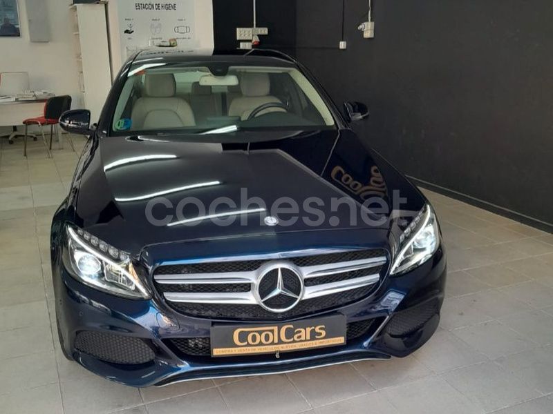 Usado Mercedes C350e 279 CV (205 kW) 2016 Azul Berlina
