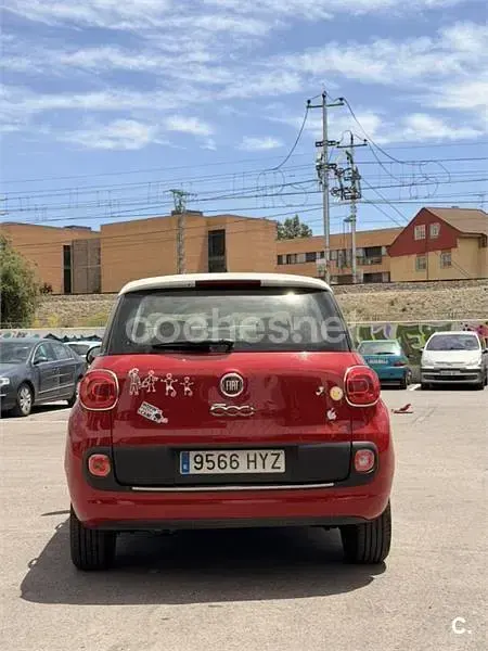 Usado Fiat 500L Lounge 95 CV (69 kW) 2014 Rojo Monovolumen