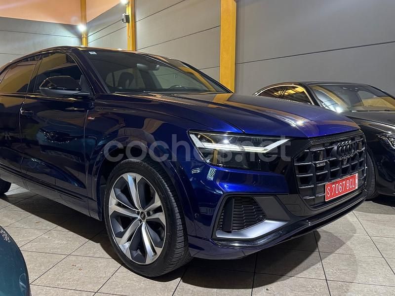 Usado Audi Q8 S-Line 231 CV (169 kW) 2020 Azul SUV