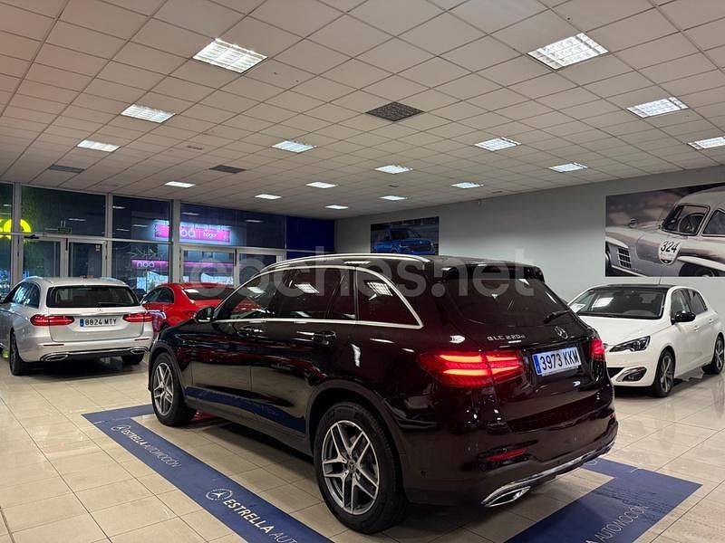 Usado Mercedes GLC220 170 CV (125 kW) 2018 Negro SUV