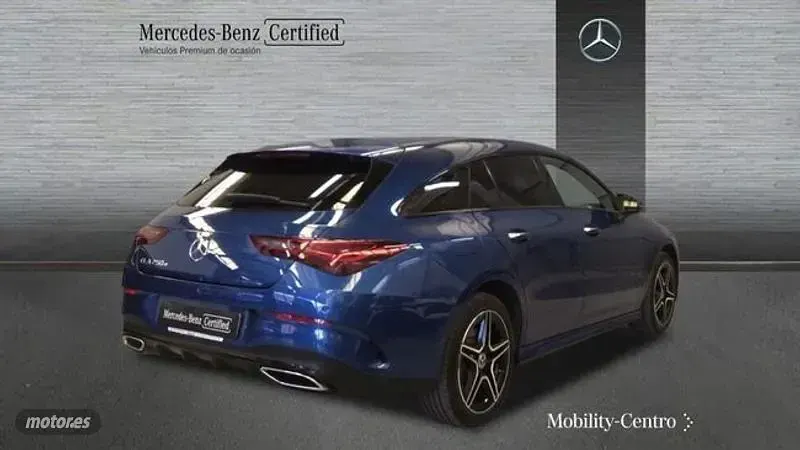 Usado Mercedes CLA250e 218 CV (160 kW) 2024 Azul Coupe