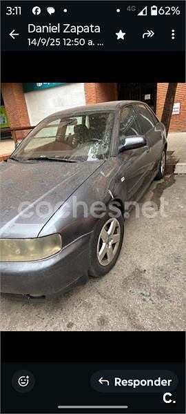 Usado Audi A3 Ambition 130 CV (95 kW) 2000 Gris / plata Berlina