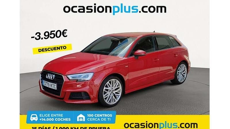 Rojo Usado 2019 Audi A3 Sportback S-Line Utilitario | 18.500 € (Buen precio) - Imagen 1/4