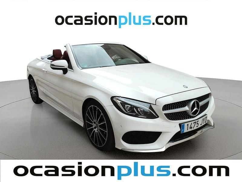 Usado Mercedes C250 AMG 204 CV (150 kW) 2017 Blanco Descapotable