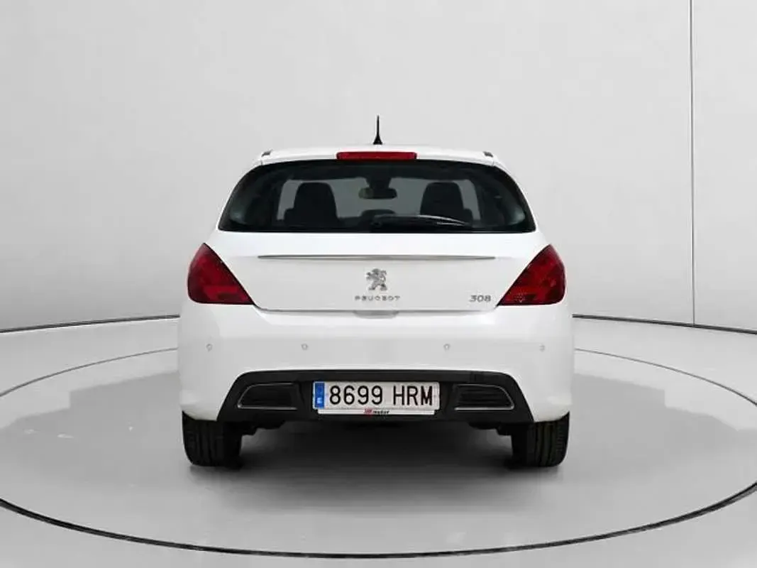 Usado Peugeot 308 Active 92 CV (67 kW) 2013 Blanco Utilitario