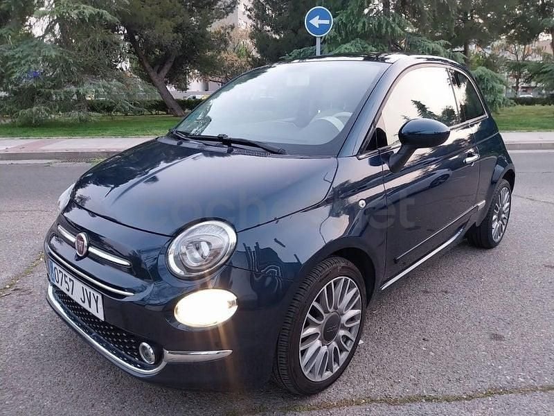 Usado Fiat 500 Lounge 69 CV (50 kW) 2016 Azul Berlina