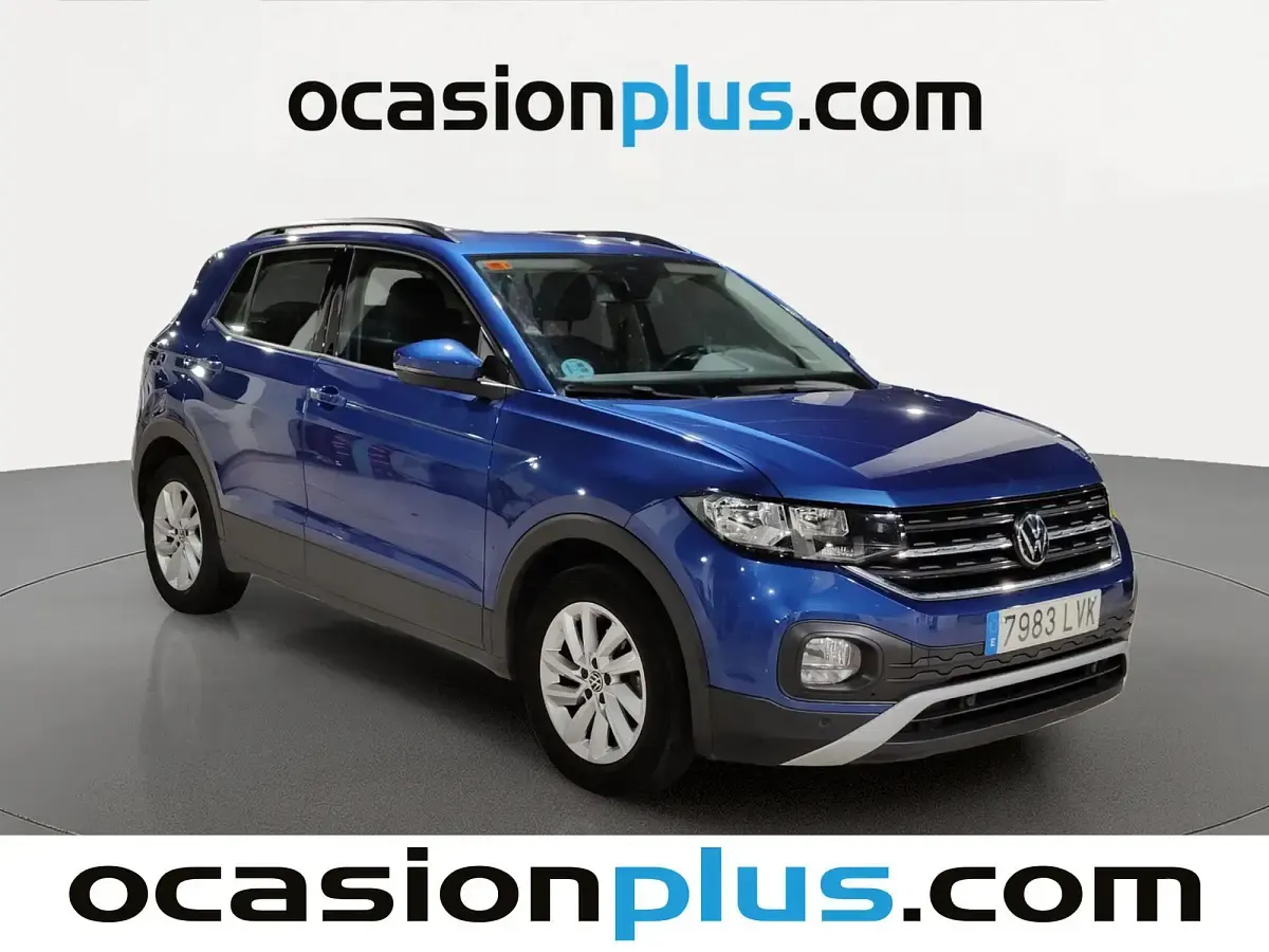 Usado VW T-Cross Advance 95 CV (69 kW) 2021 Azul SUV