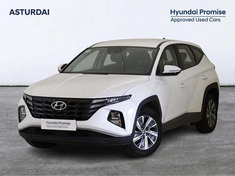 Blanco Usado 2024 Hyundai Tucson SUV | 24.590 € (Precio justo) - Imagen 1/4