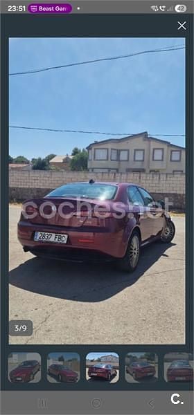 Usado Alfa Romeo 159 150 CV (110 kW) 2006 Granate Berlina