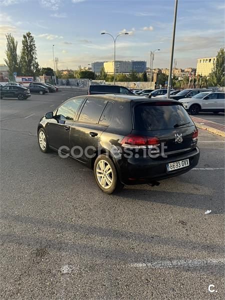 Usado VW Golf VI Sport 140 CV (102 kW) 2010 Negro Utilitario