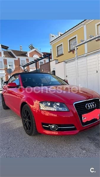 Usado Audi A3 Cabriolet Ambition 125 CV (91 kW) 2011 Rojo Descapotable