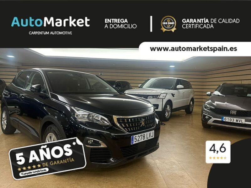 Usado Peugeot 3008 Style 120 CV (88 kW) 2016 Negro SUV