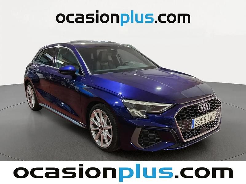 Brugt Audi A3 S-Line 116 HK (85 kW) 2021 Blå Sedan