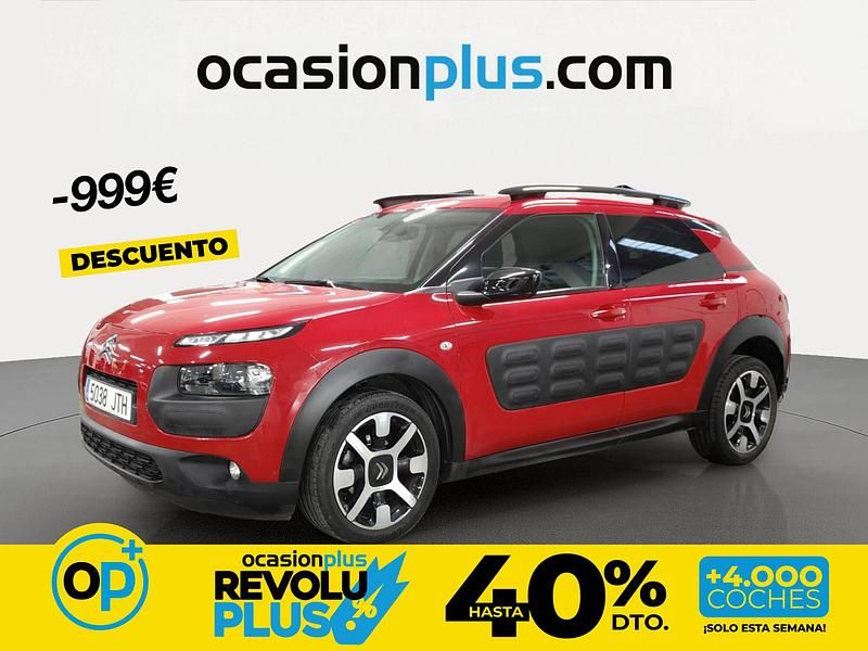 Usado Citroën C4 Cactus Feel 100 CV (73 kW) 2016 Rojo Utilitario