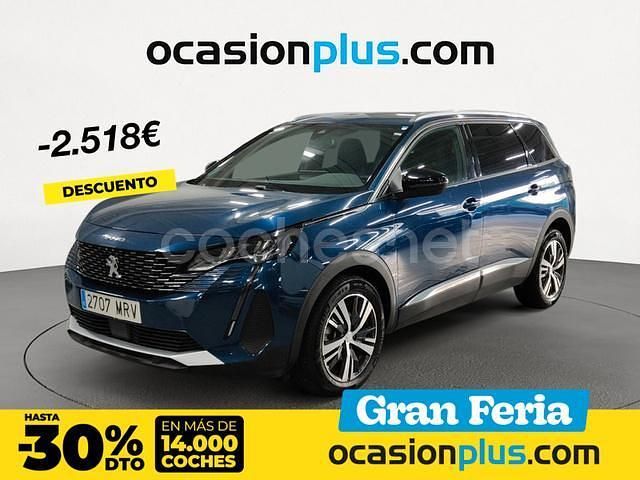 Azul Usado 2024 Peugeot 5008 Allure Monovolumen | 27.490 € (Precio justo) - Imagen 1/4