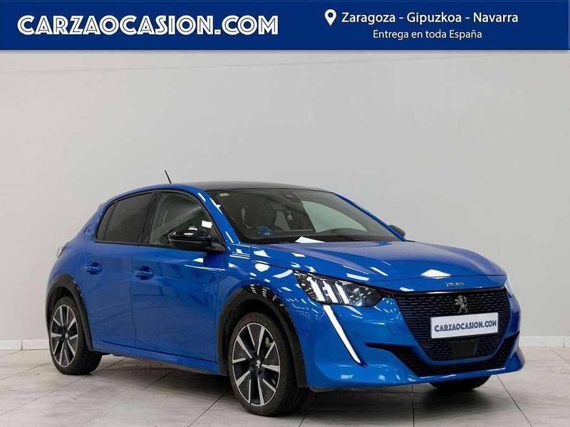 Azul Usado 2020 Peugeot e-208 GT Utilitario | 12.900 € (Super precio) - Imagen 1/4