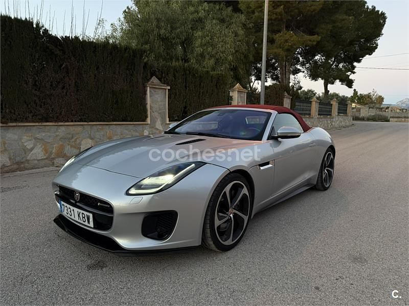 Usado Jaguar F-Type R-Dynamic 340 CV (250 kW) 2017 Gris / plata Descapotable