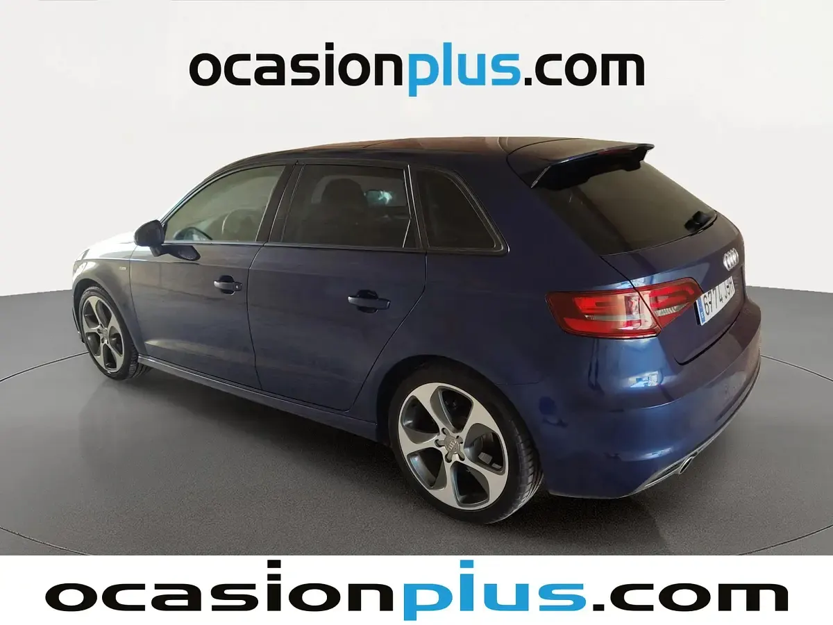 Usado Audi A3 Sportback S-Line 110 CV (80 kW) 2015 Azul Utilitario
