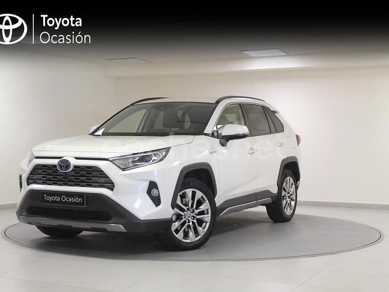 Blanco Usado 2021 Toyota RAV4 Hybrid Luxury SUV | 37.000 € (Un poco caro) - Imagen 1/4