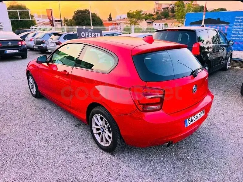Usado BMW 116 Efficient Dynamics 116 CV (85 kW) 2012 Rojo Utilitario