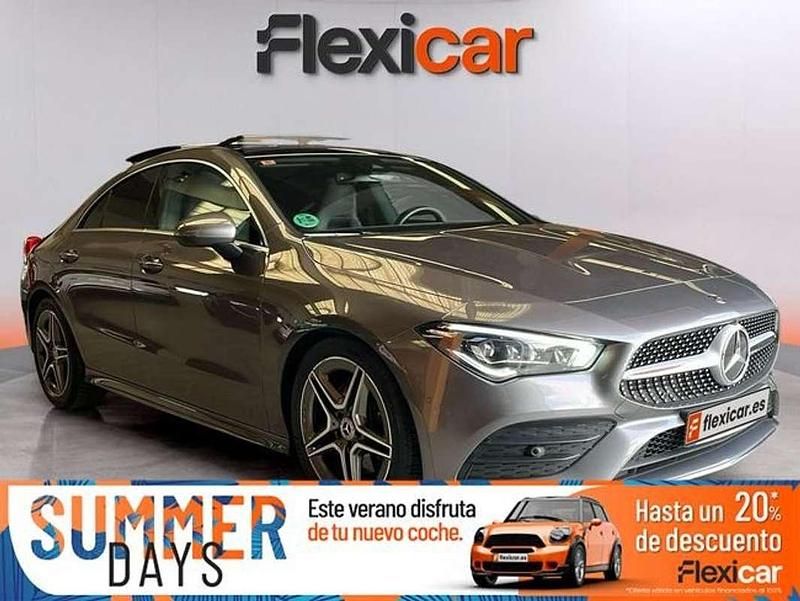 Gris Usado 2019 Mercedes CLA200 Coupe | 24.990 € (Buen precio) - Imagen 1/4