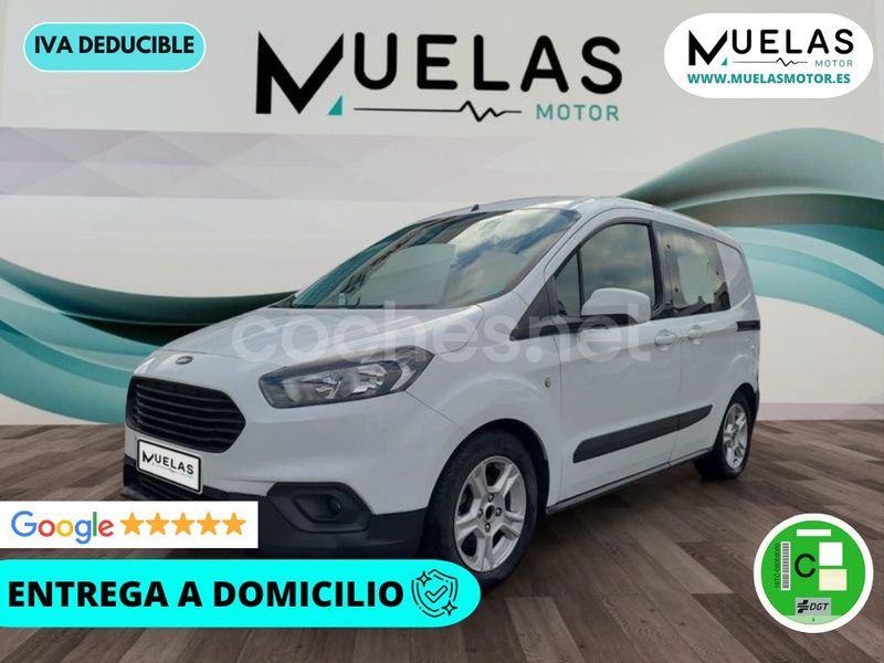 Blanco Usado 2020 Ford Tourneo Courier Ambiente Monovolumen | 10.690 € (Precio justo) - Imagen 1/4
