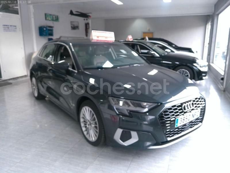 Usado Audi A3 Advanced Plus 150 CV (110 kW) 2021 Negro Berlina