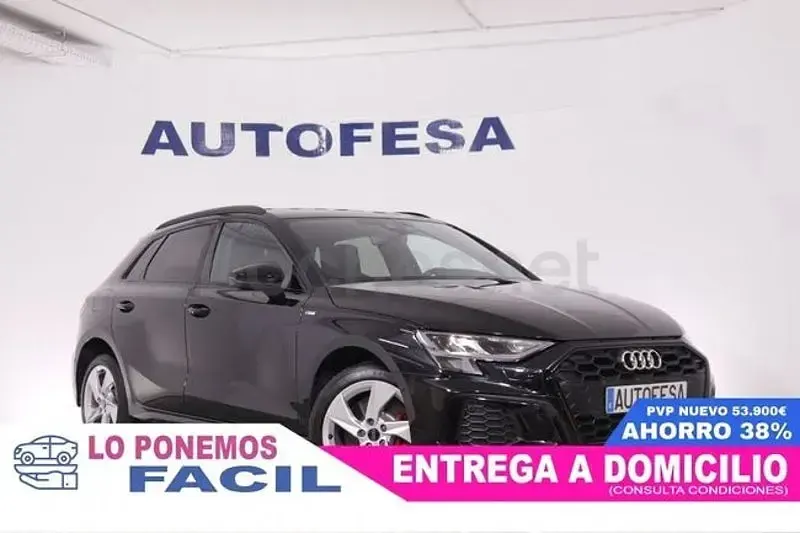 Usado Audi A3 245 CV (180 kW) 2024 Negro Berlina