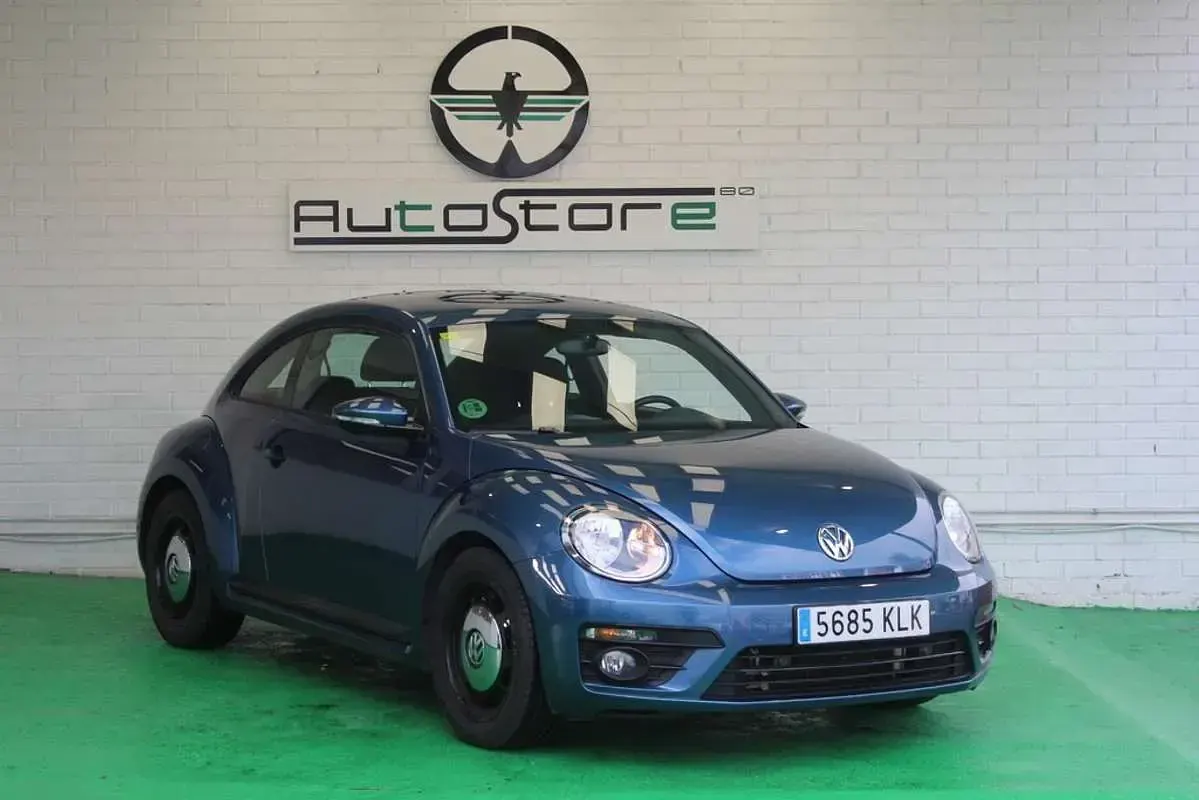 Usado VW Beetle 105 CV (77 kW) 2018 Azul Utilitario
