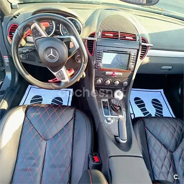 Usado Mercedes SLK200 163 CV (119 kW) 2004 Gris / plata Descapotable