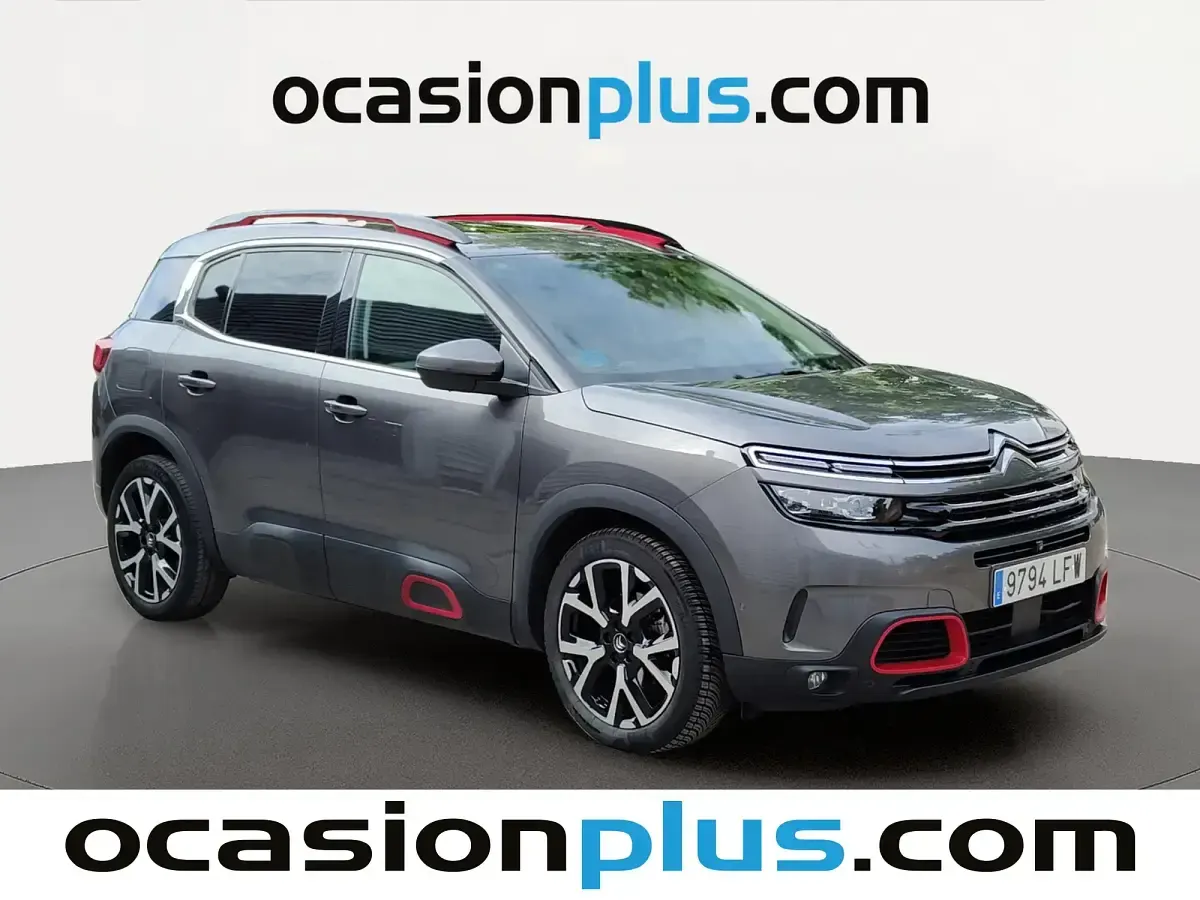 Usado Citroën C5 Aircross Shine 177 CV (130 kW) 2020 Gris SUV