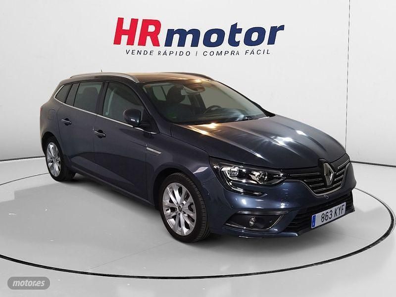 Gris Usado 2019 Renault Mégane GrandTour Zen Familiar | 14.200 € (Precio justo) - Imagen 1/4