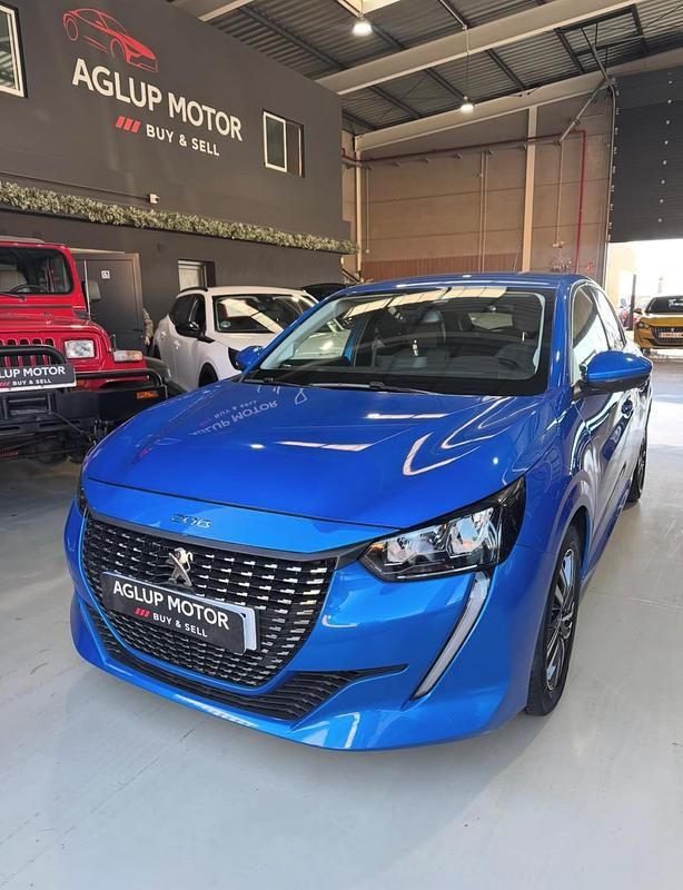 Azul Usado 2021 Peugeot 208 Allure Utilitario | 13.490 € (Precio justo) - Imagen 1/4