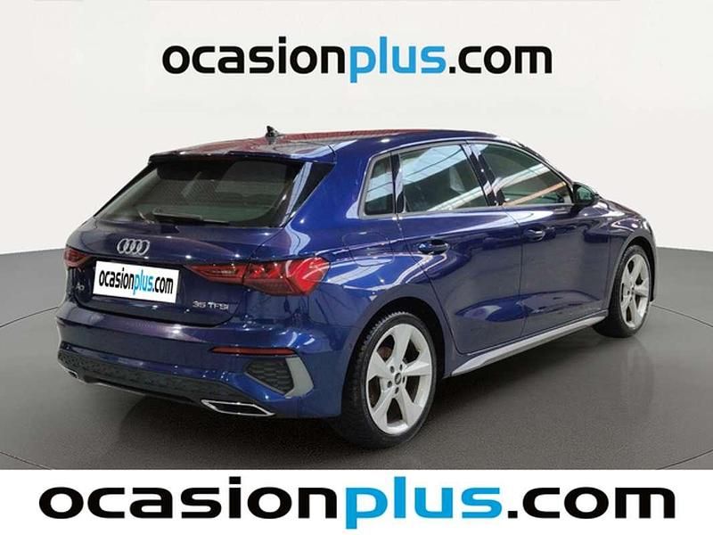 Usado Audi A3 Sportback S-Line 150 CV (110 kW) 2023 Azul Utilitario