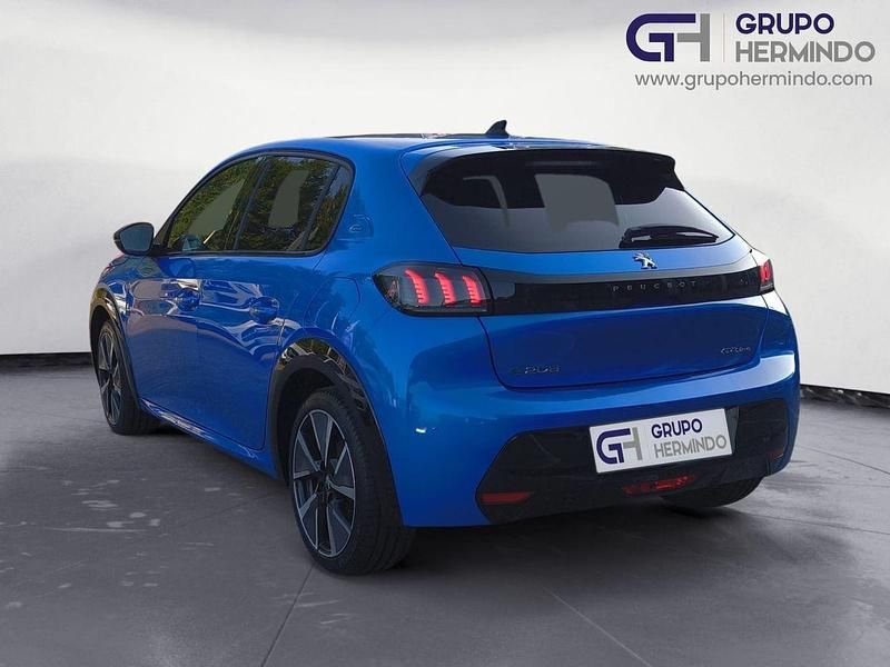 Usado Peugeot e-208 GT-line 100 kW (136 CV) 2020 Azul Utilitario